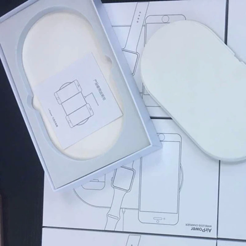 Новое зарядное устройство для apple Watch 2 3 Airpower QI Беспроводное iPhone X 8 plus Galaxy S8 S6 S7 s9 edge