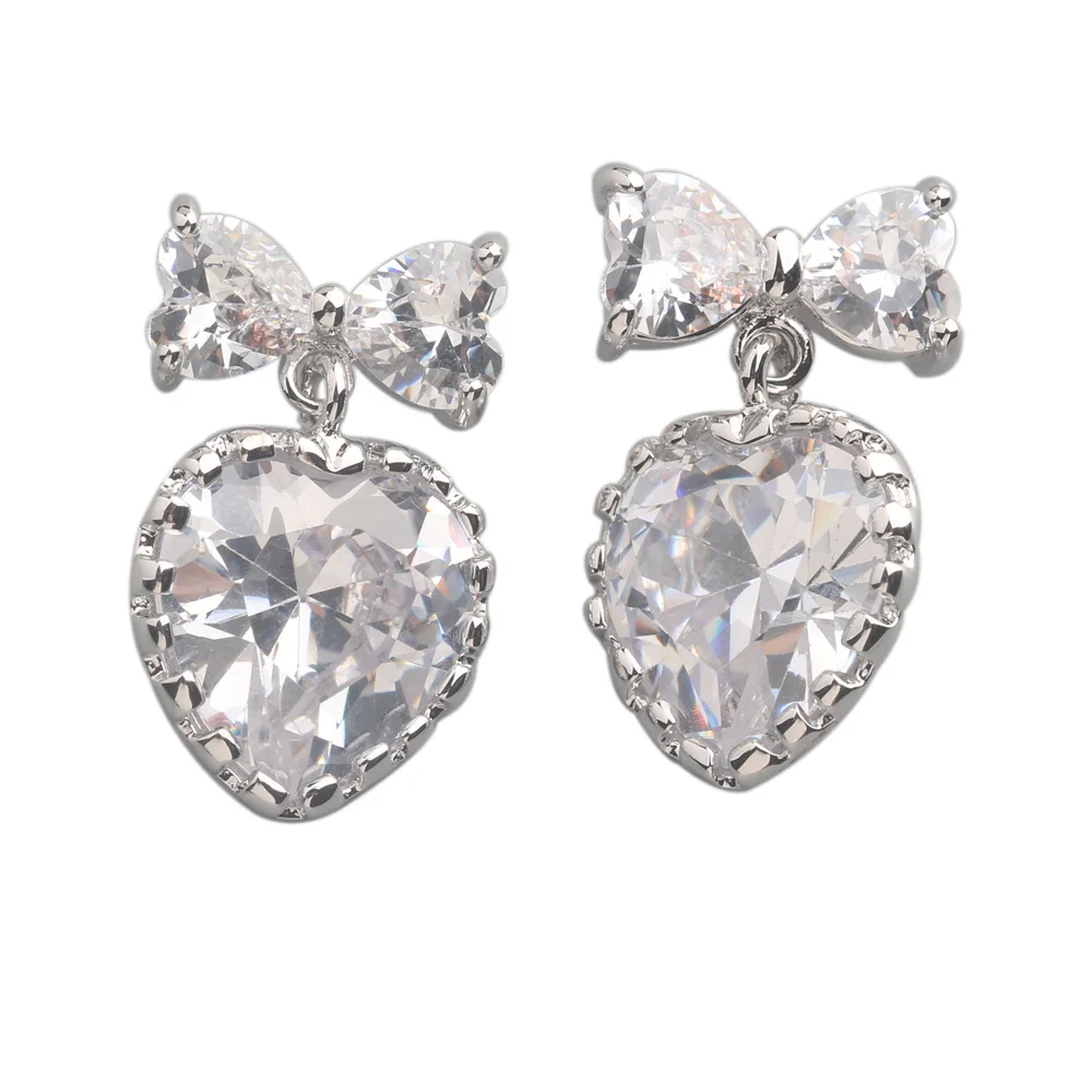 Милые белые серьги-гвоздики, 10*10 мм, полудрагоценное серебро, крутые женские серьги ED0191