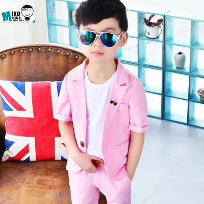 Деловой Школьный костюм для мальчиков на свадьбу брендовый детский праздничный