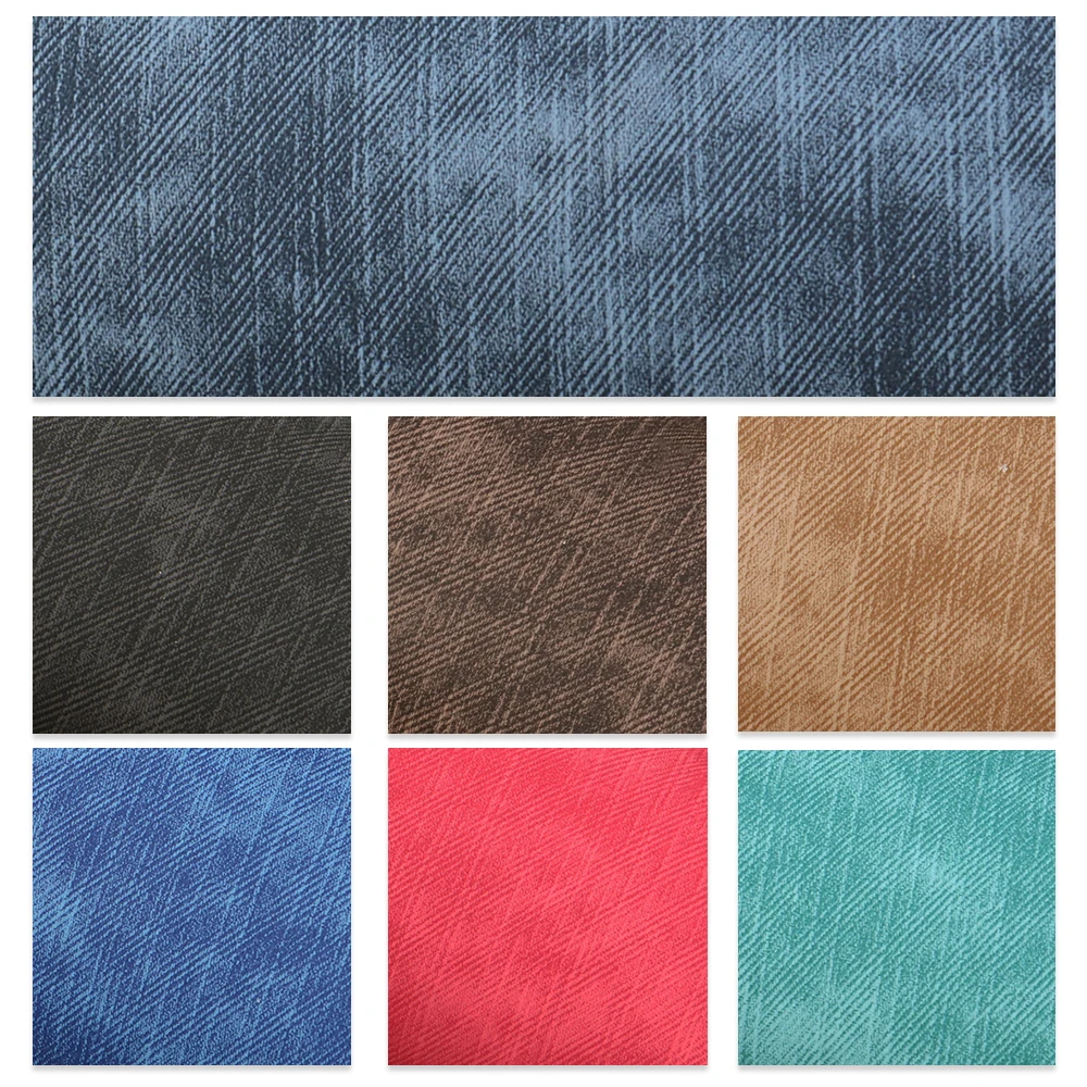 

David accessories 7pcs/set 20*33cm Smooth Denim Plain Coloured Faux Synthetic Leather Set,DIY Hairbow Handbag Material,c6919