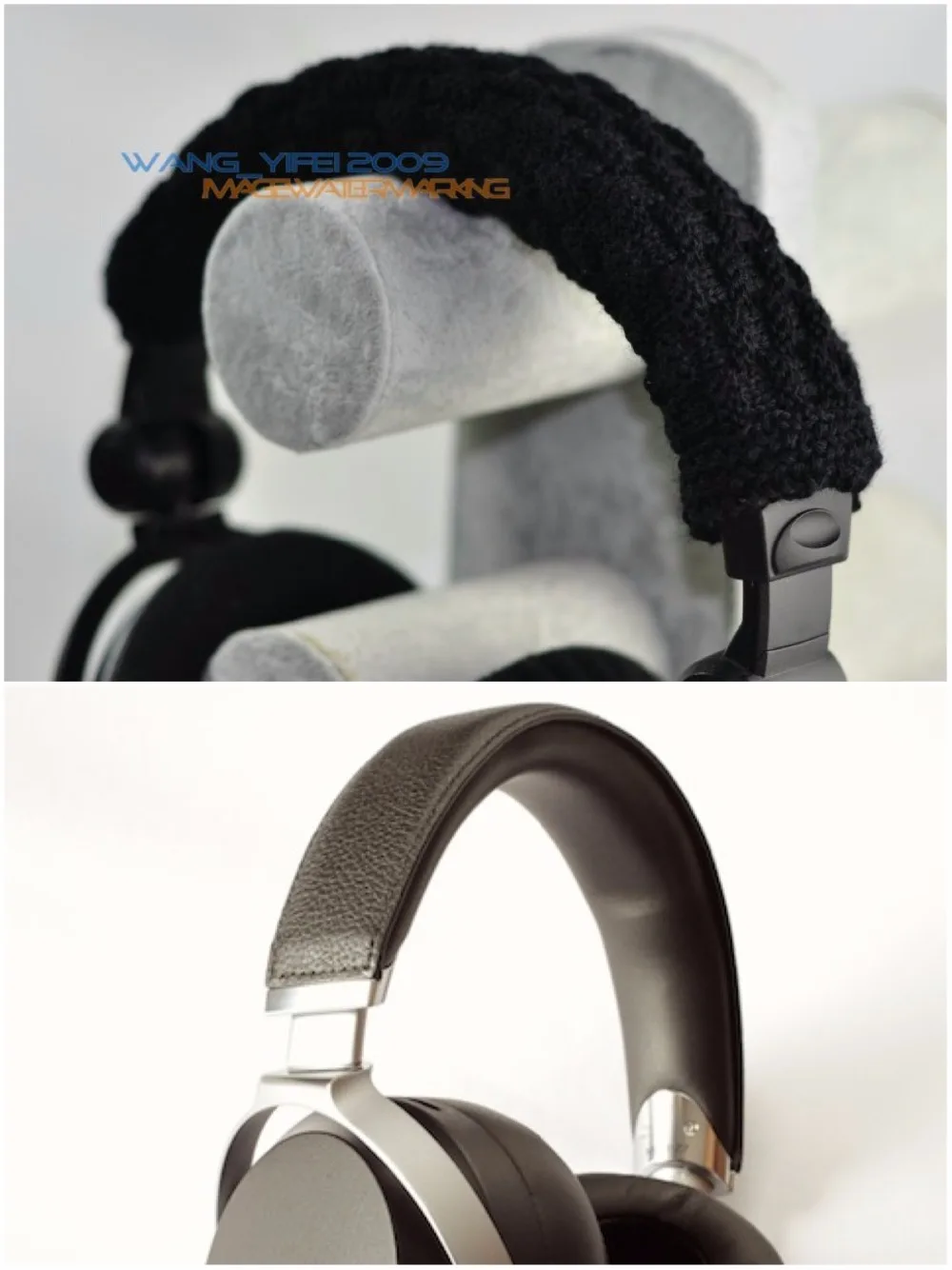 Дополнительные подушечки из 100% чистой шерсти для повязки на голову Sony MDRZ7 Hi Res