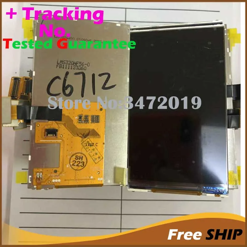 ЖК дисплей для Samsung C6712 (без сенсорного экрана) дигитайзер запасные части + трек № 1