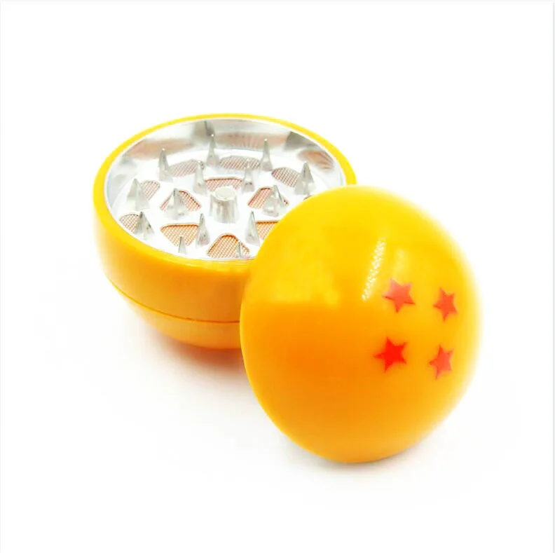 Dragon Ball 4 Stars 3 Layers Herb Grinder Weed Cigarette Tobacco Smoking Machine with Gift Box | Тематическая одежда и