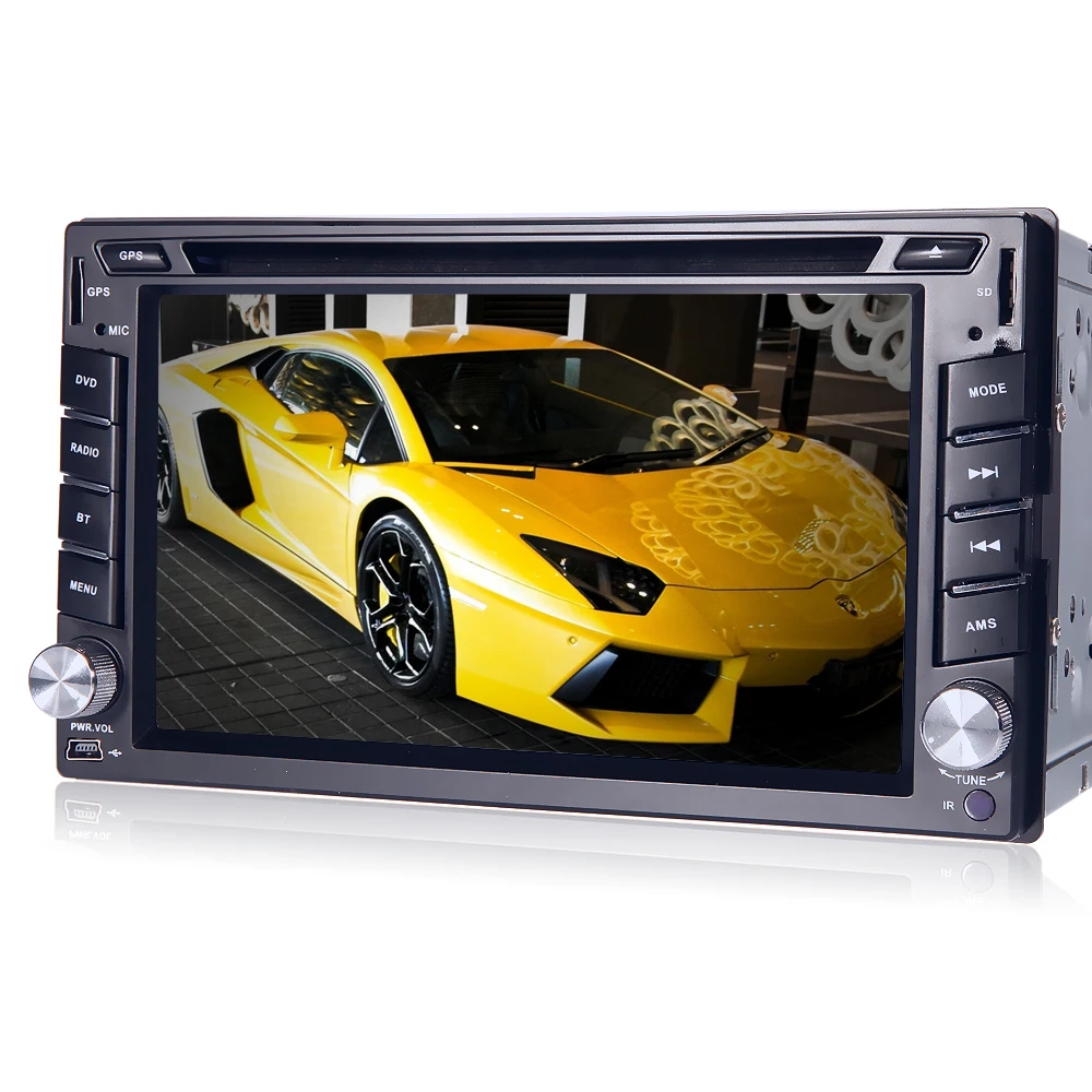 2din 100% новый универсальный автомобильный радиоприемник с двойным 2 din dvd-плеер