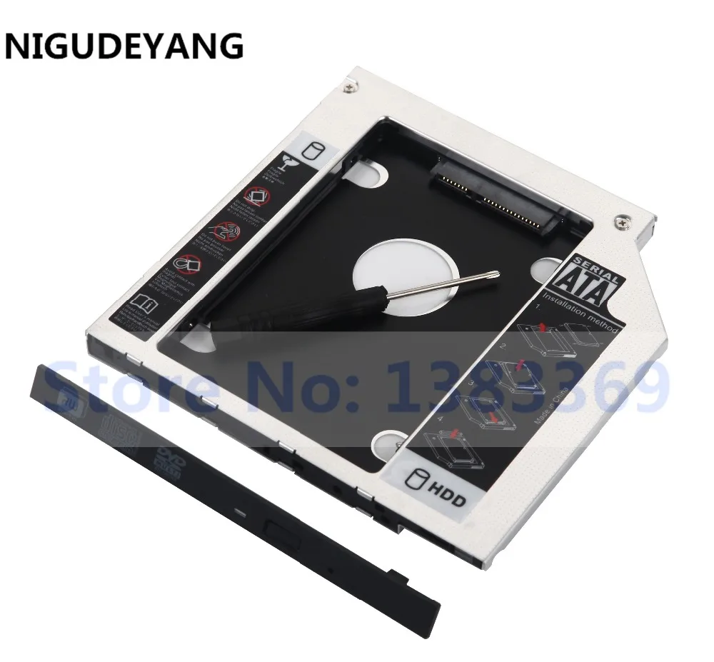 NIGUDEYANG 2nd HDD SSD жесткий диск Caddy адаптер для Dell Inspiron 15 3521 3537 5566 3567 | Компьютеры и офис