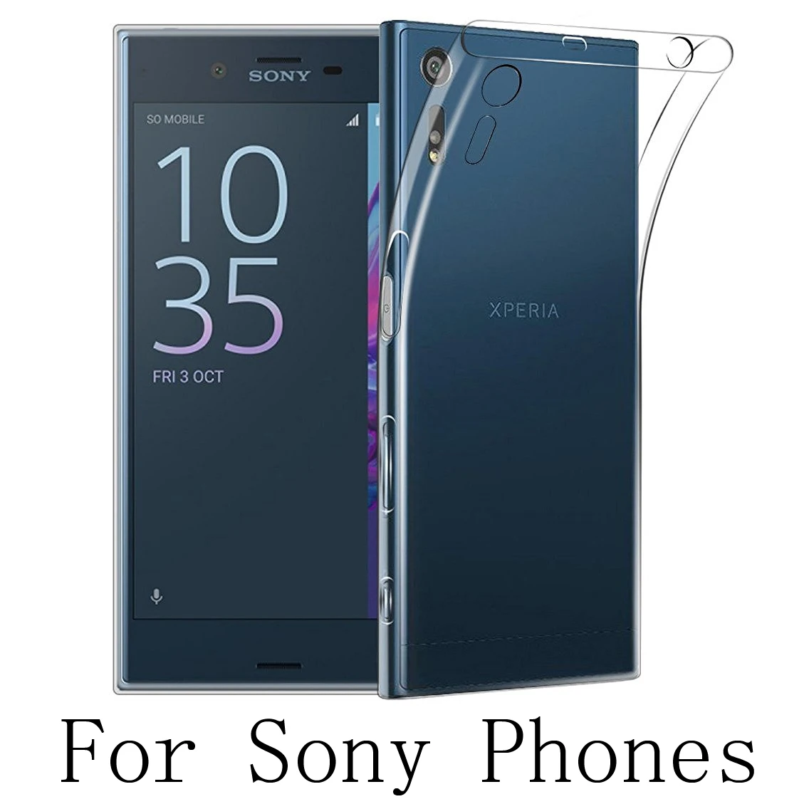 Гель тонкий чехол для sony Xperia XZ4 XZ3 XZ2 XZ1 L2 L1 XA3 XA2 XA1 ультра XR XZ компактный премиум мини