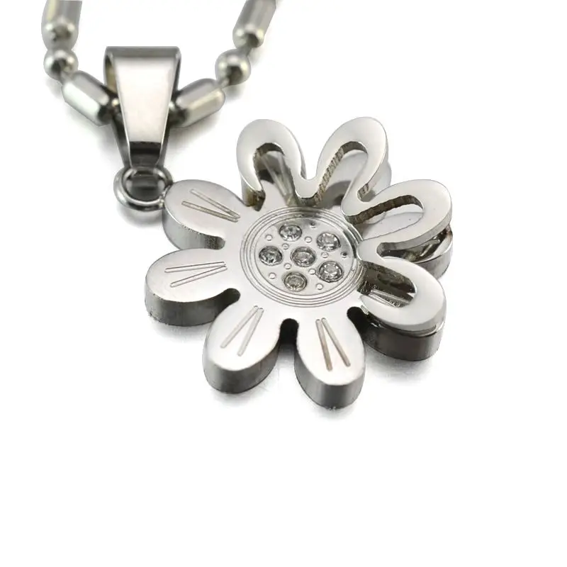 Цепочка с подвеской в виде маргаритки для мужчин и женщин 60 см|pendant necklace|necklace