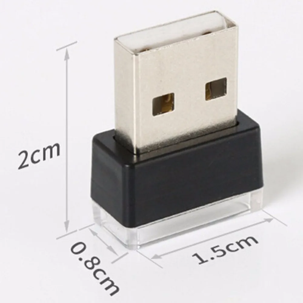 1Pc Car LED Atmosphere Lights w/ USB Sockets Interior Decorative Lamp Emergency Lighting Universal For PC Plug Play #272040 | Автомобили и