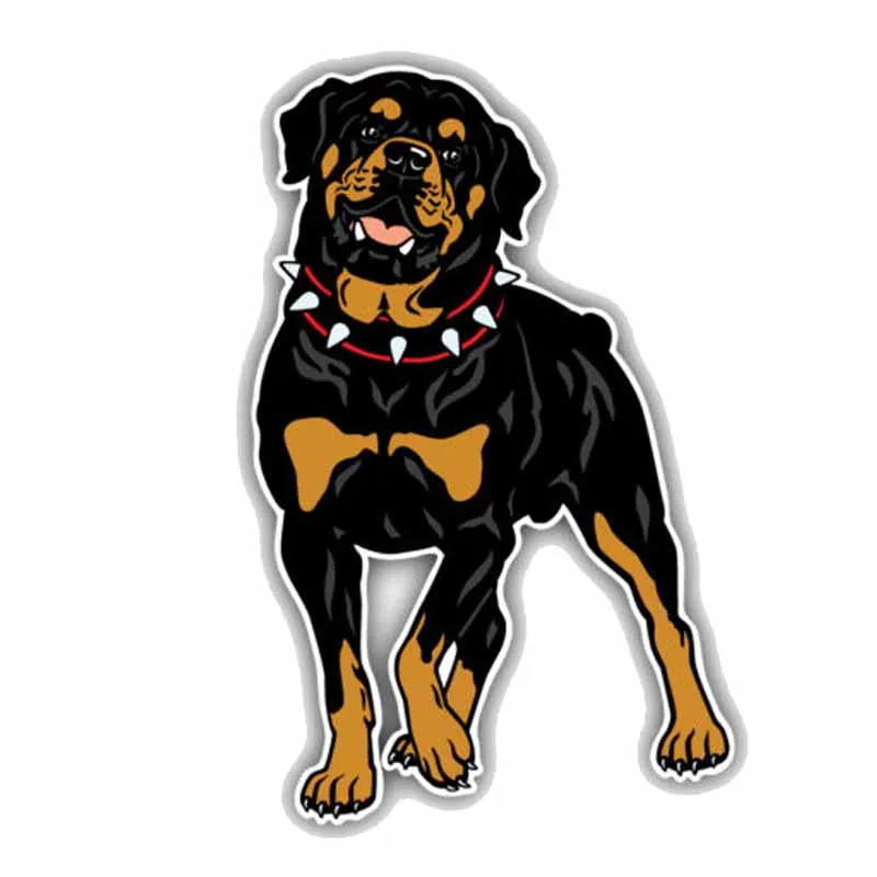YJZT 8 9 см x 14 бампер для автомобиля Rottweiler|decal sticker|car decoration stickerscar decal sticker |
