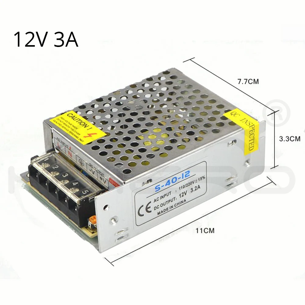 AC 110 V-240 V DC/DC 12V 2A 310A драйвер конвертер светодиодный трансформатор Питание переключения адаптер для 5050 3528 2835 3014 светодиодный полосы