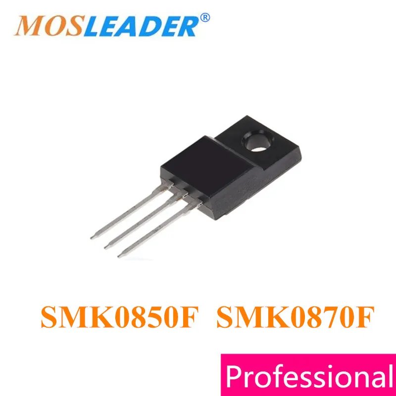 Mosleader SMK0850F SMK0870F TO220F 50 шт SMK0850 SMK0870 N-Channel высокое качество Mosfets | Электроника