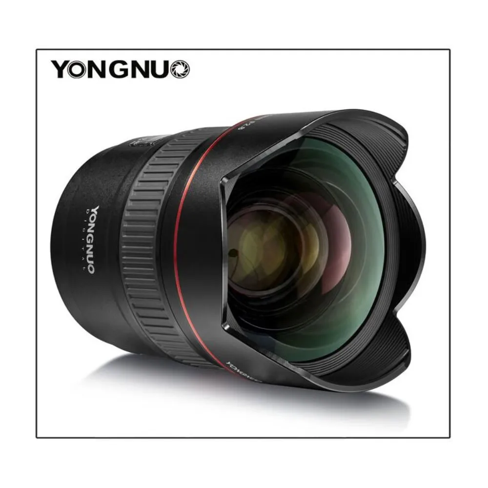 YONGNUO 14 мм F2.8 ультра-широкоугольный объектив yn14 Автофокус Объектив для Canon 5D Mark IV 700D