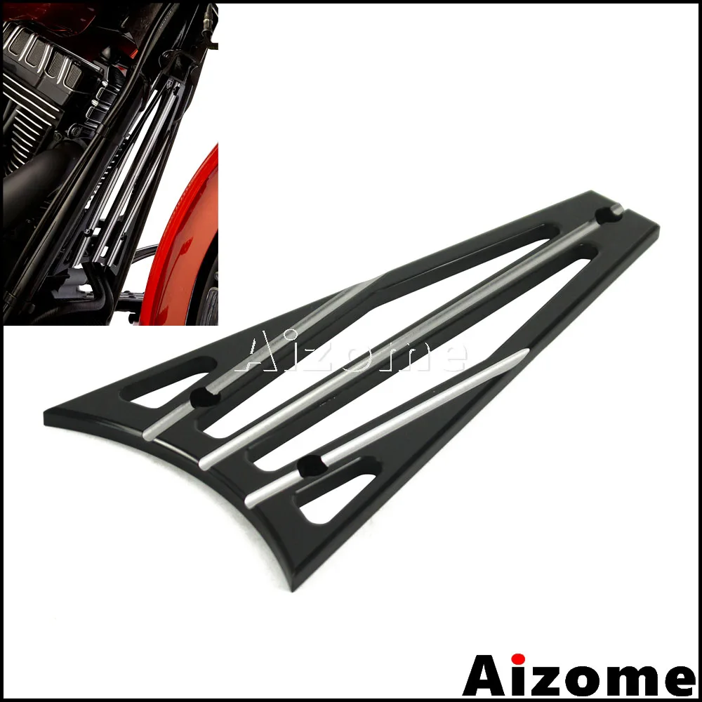

Motorcycle Protector Frame Black Radiator Grill Cover For Harley Road King Electra Glide Road Glide Street Glide 2009-2013