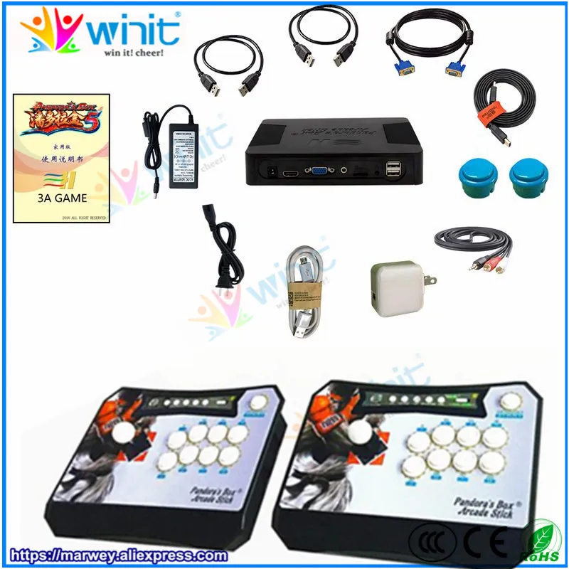 Marwey wireless Pandora 5 аркадная игровая станция 960 классические игры одиночный плеер