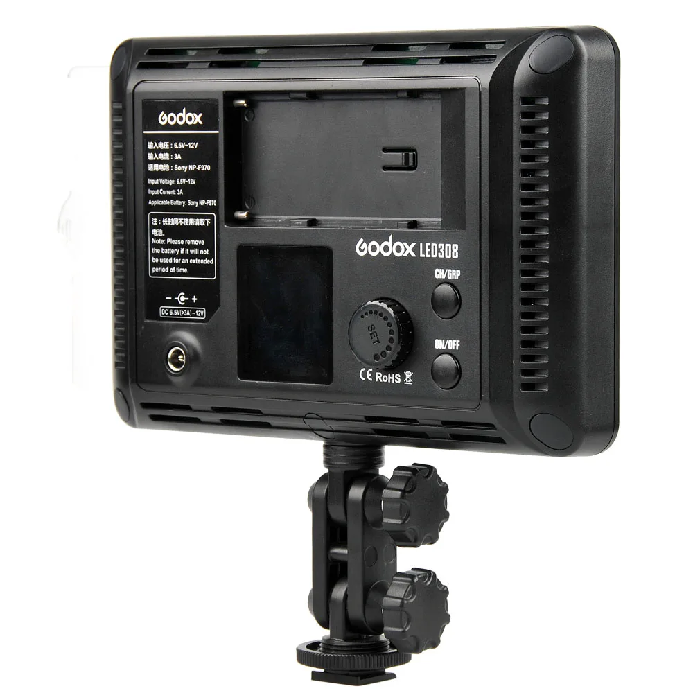 Godox LED308C II LED 3300 K 5600 студийный свет для камер и видеокамер + отражатель фильтр