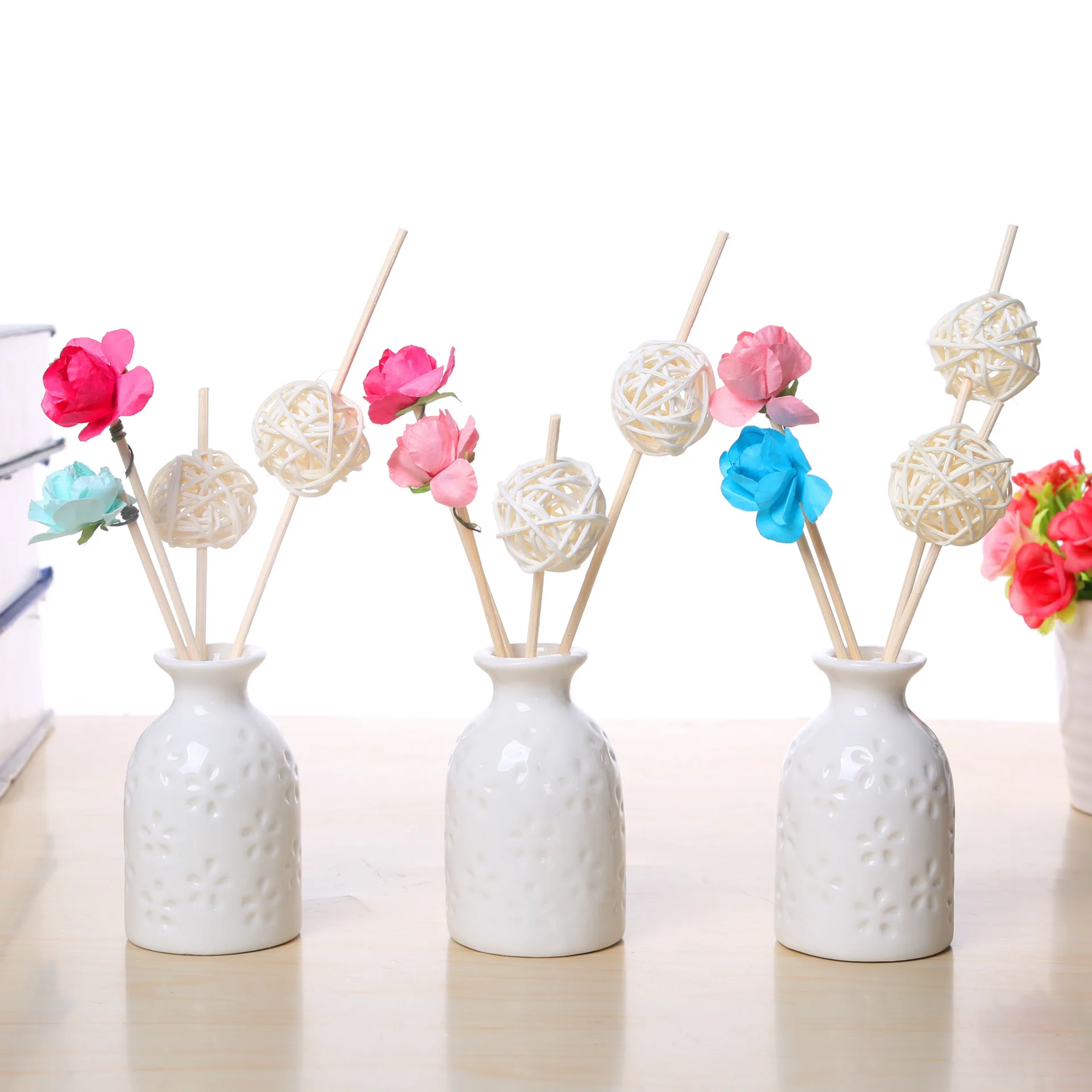 Reed diffuser наборы идеальный парфюм hot продажа не каминные приборы белая