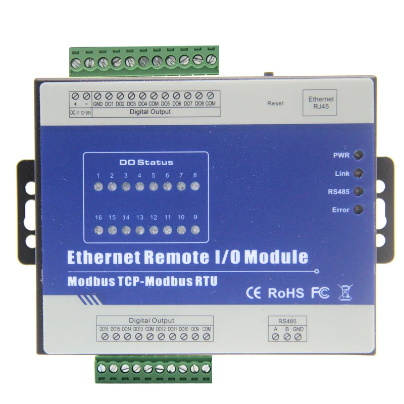 Modbus Ethernet конвертер 1 с RS485 серийный Порты и разъёмы TCP сетевое удаленное модуль