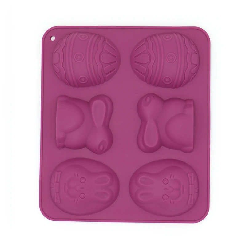 ULKNN Large Cakes Tools Easter Egg Silicone Cake Mold DIY Jelly Chocolate Candy Baking Kitchen for Eggs | Дом и сад