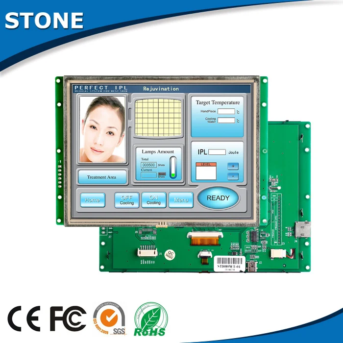 

7" powerful and full color industrial use tft