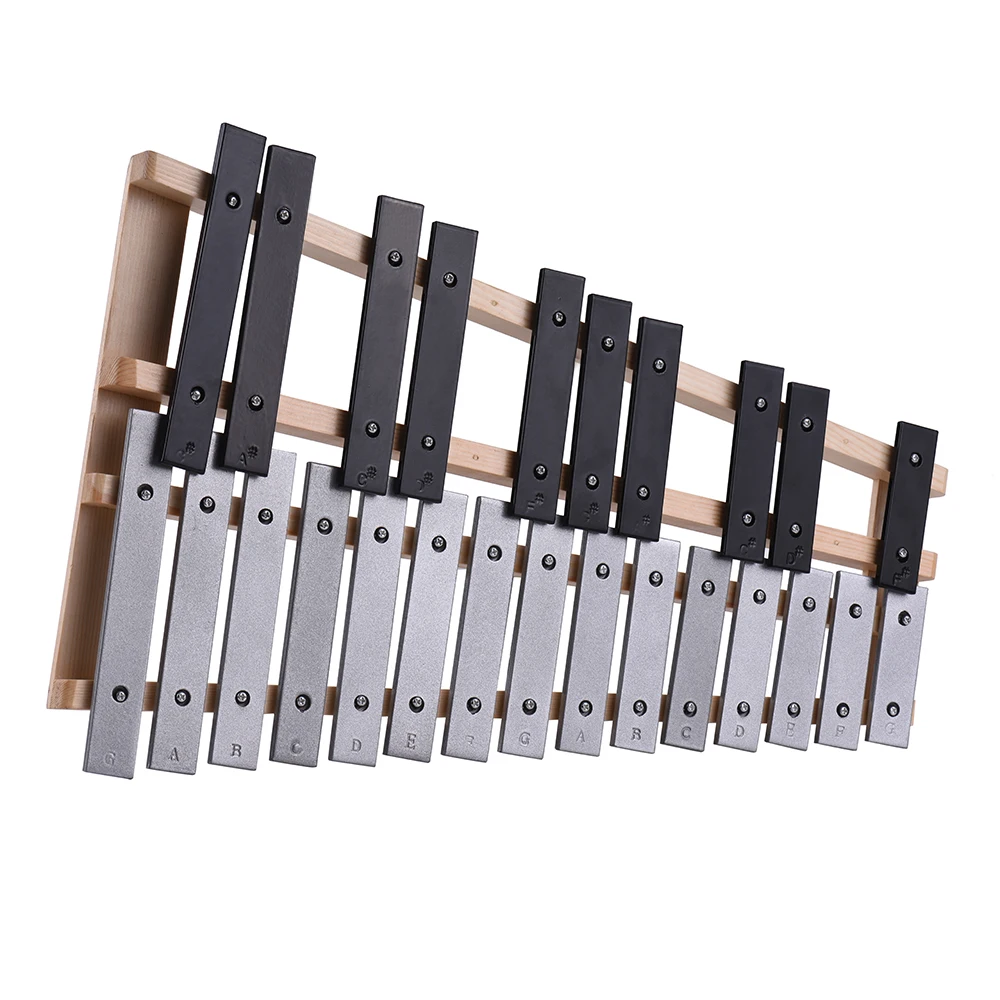 Высокое качество Glockenspiel 25 нот ксилофон образовательный музыкальный ударный