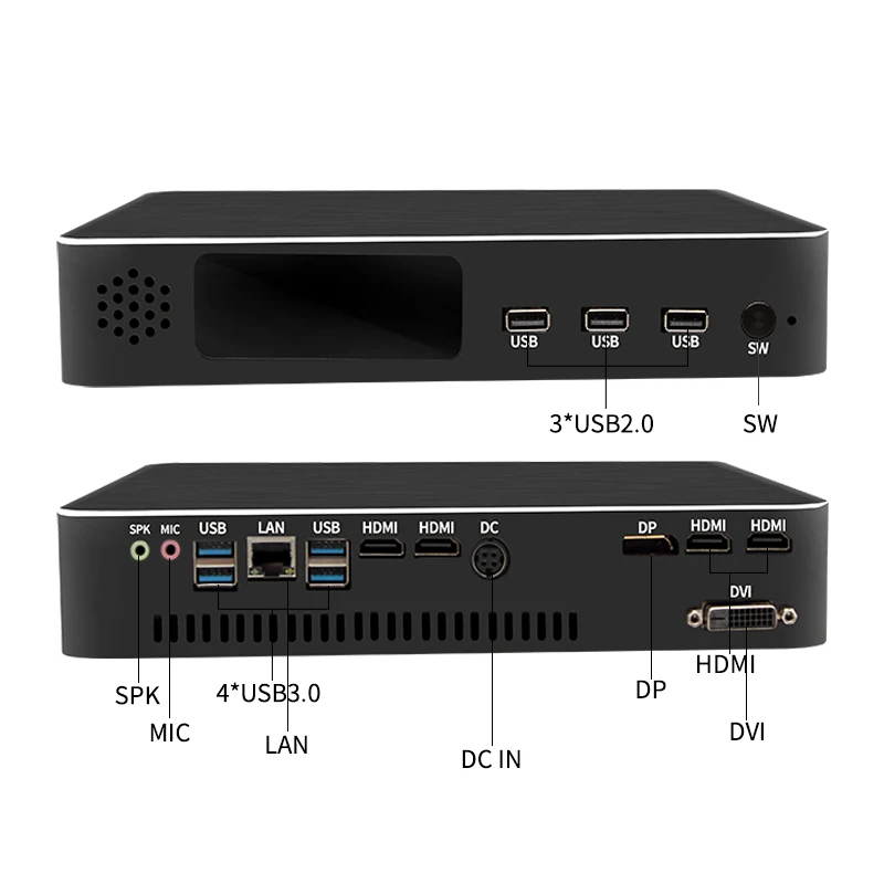 MSECORE Intel I5 9400F GTX1050TI 4G выделенная карта игровой мини ПК Windows 10 HTPC Nettop linux настольный