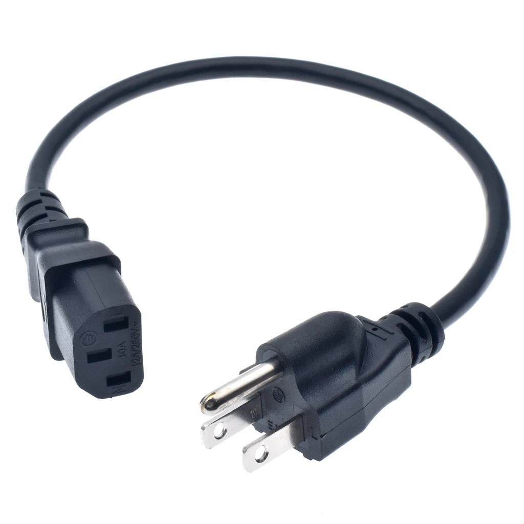 Американский сетевой шнур NEMA 5 15P к IEC C13 американский стандарт три вилки