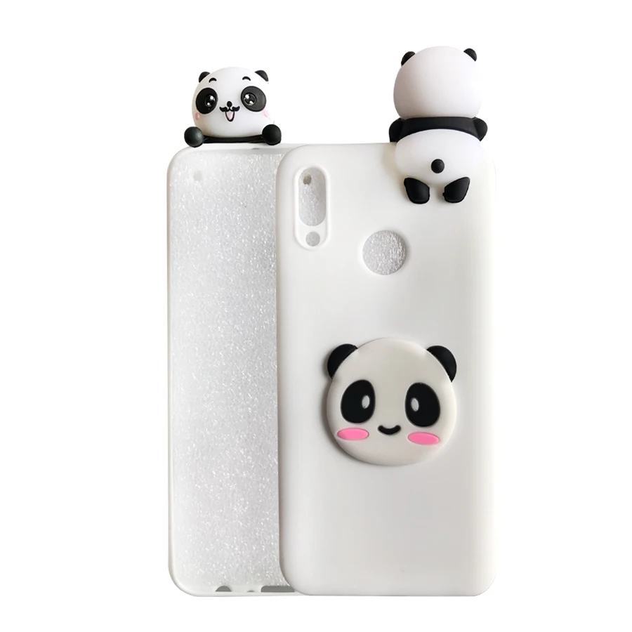 Xiao Mi A2 Lite case Soft Silicone cover For xiao redmi 6 6A Pro s2 Note 7 5 Plus 3D Unicorn Bear Panda Phone cases Coque |
