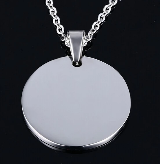 10 шт./партия круглые подвески из нержавеющей стали|lot 10pcs|pendant necklacenecklace lot |