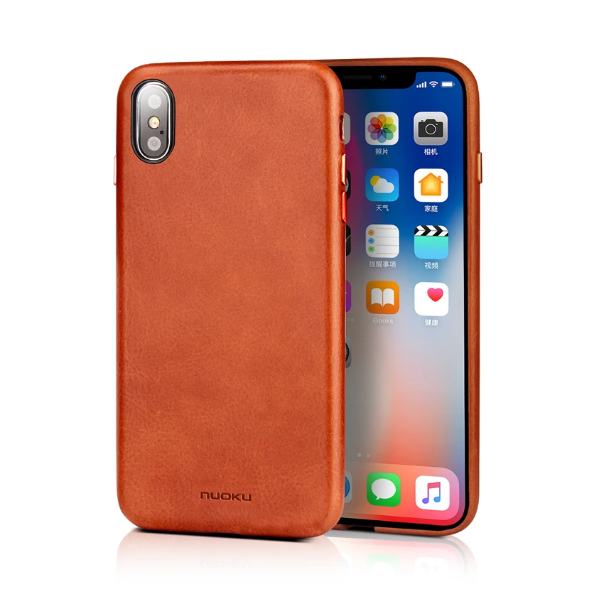 Роскошный чехол для телефона из натуральной кожи для iPhone 6, 6s, 7, 8 Plus, X, деловой мягкий чехол из ТПУ, противоударный чехол
