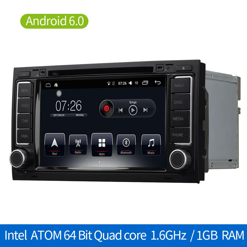 D NOBLE автомобильный dvd плеер стерео радио Android 7 1 Bluetooth &quotсенсорный экран