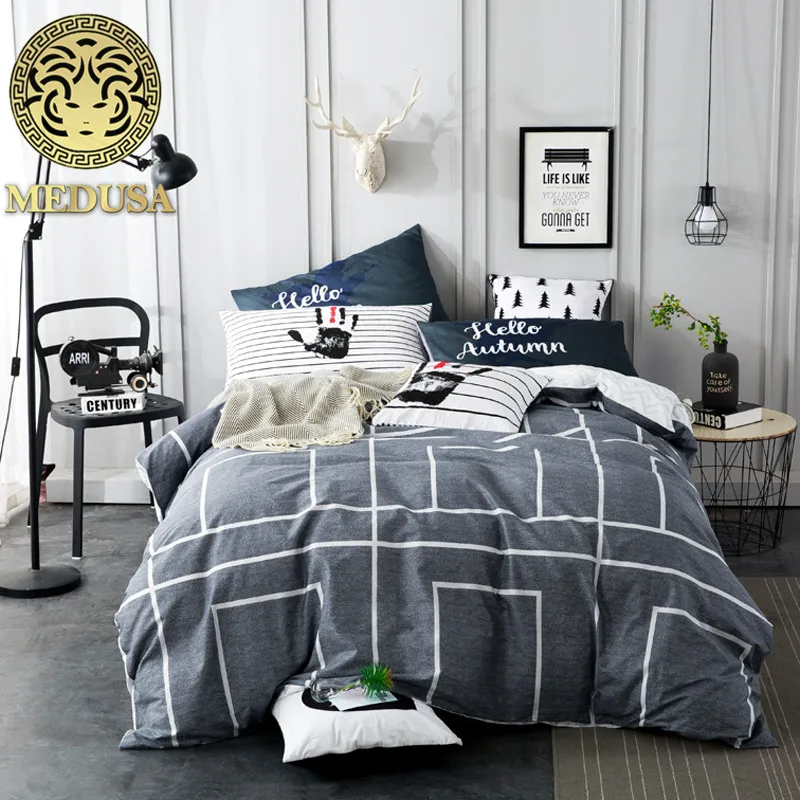 Медуза молекулы хлопок постельное белье набор пододеяльник/doona наволочки