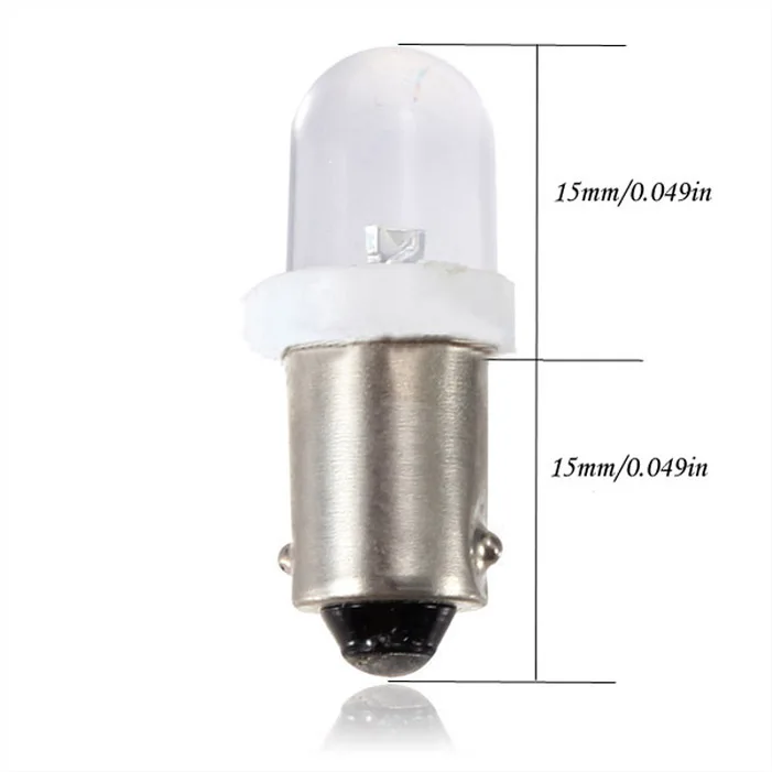 1pcs BA9S T4W Xenon White Led Car Auto Side Wedge Parker Interior Dome Signal Light Bulb DC12V | Автомобили и мотоциклы