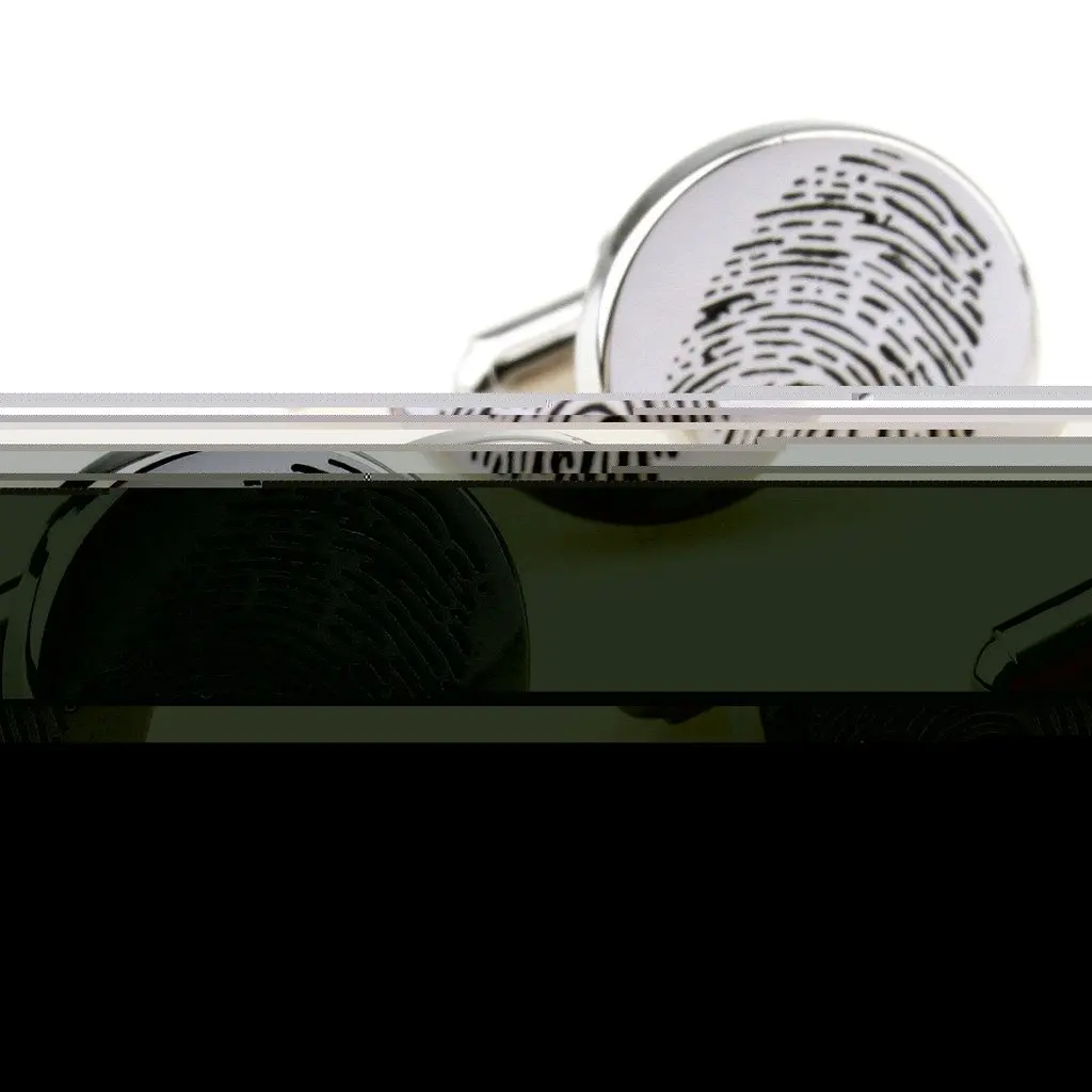 Cufflinks Retail Electronic fingerprint cufflinks nail sleeve 210053 free shipping+free gift box