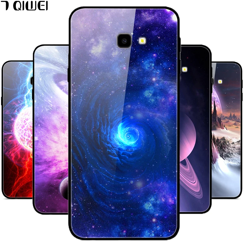 Для samsung J4 Plus чехол закаленное стекло твердая задняя крышка для samsung Galaxy J4 Plus чехол J 4 Plus A20E A2 Core Note 10 Plus