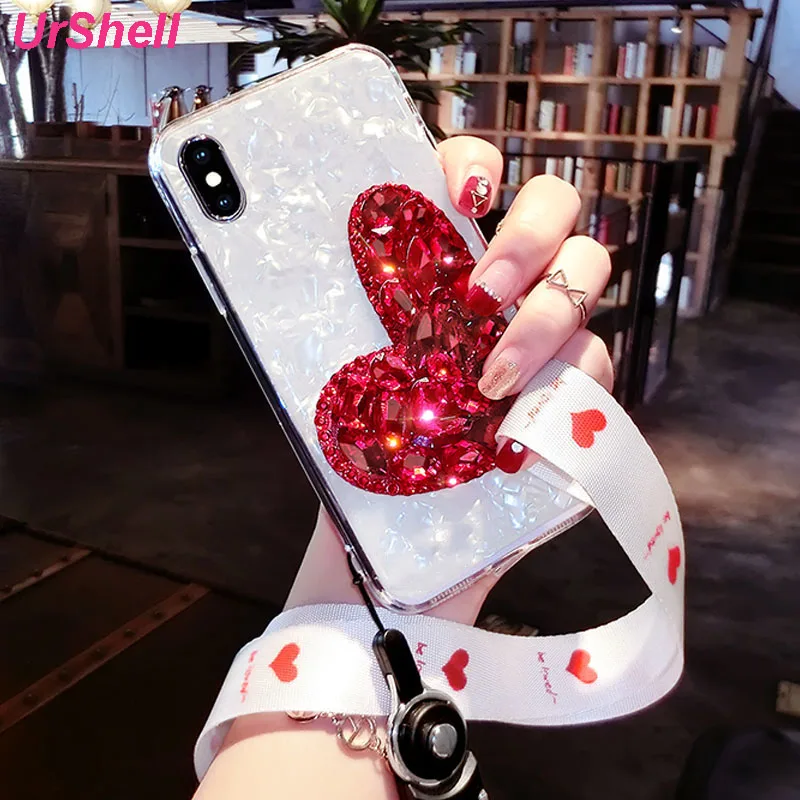 Мягкий чехол для телефона iPhone 12 Mini 11 Pro Max 8 7 6S 6 Plus X XS MAX XR SE 2020 чехлы Алмазный с