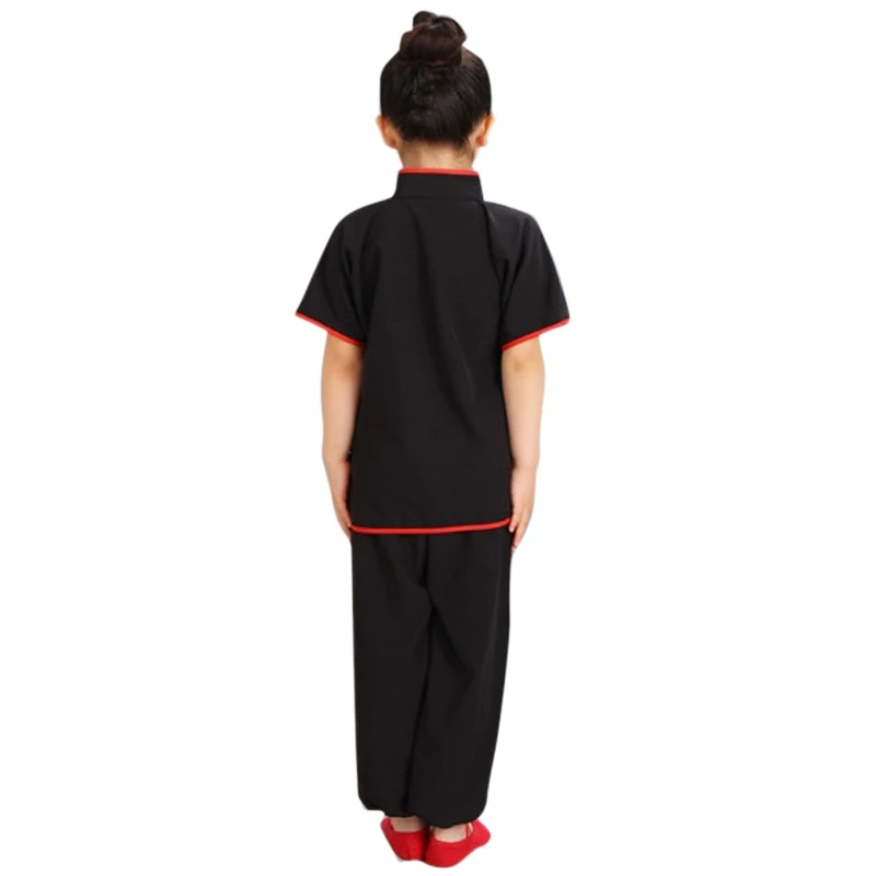 New Wushu Costume Children Chinese Traditional Clothing Kids Martial Arts Uniform Kung Fu Suit Girls Boys Stage Performance Set