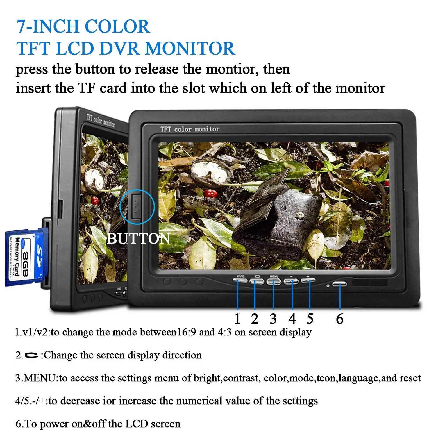 Камера для инспекции канализационных труб Sewer Pipe Inspection Camera Industrial Pipeline 30m Endoscope 23mm 1000TVL Snake Video 7" Drain on.