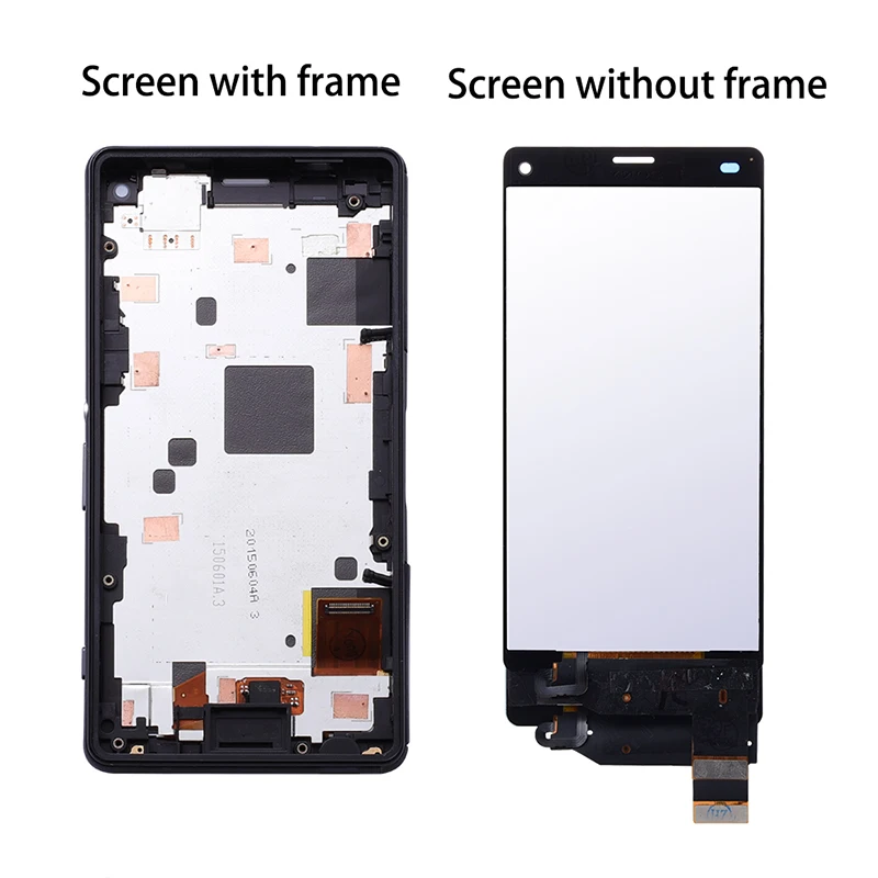 Оригинальный ЖК дисплей для Sony Xperia Z3 Compact сенсорный экран с рамкой Mini D5803