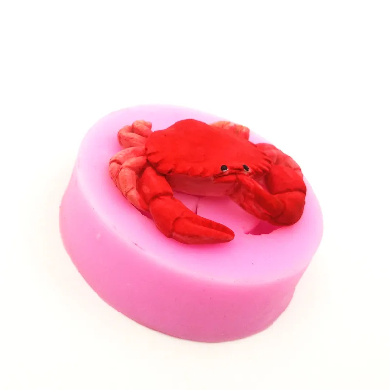 Силиконовая форма в виде краба для торта силиконовая мыла силиконовые формы