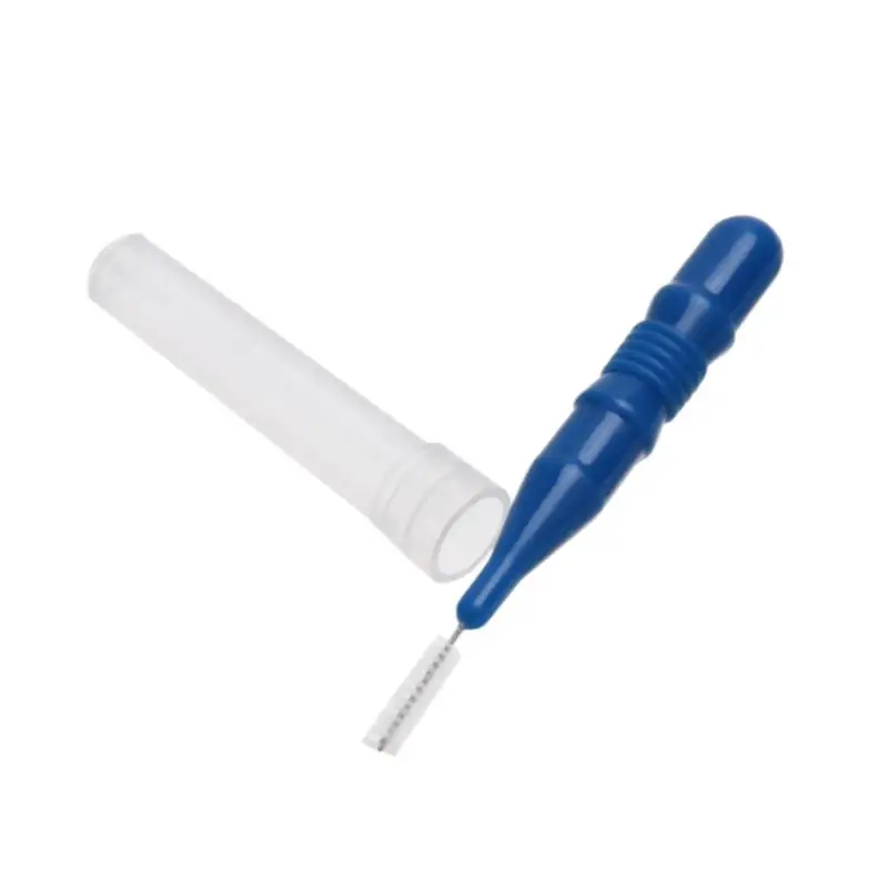 

100pcs Interdental Brush Interdental Cleaners Toothpick Tooth Oral Hygiene Dental Soft Plastic for Teeth Cleaning Oral Care