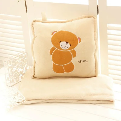 19 1 компл. Прекрасный Rilakkuma Плюшевые Милые Тоторо Cat Медведь Отдых на природе кукла Подушки Детские Подушки Nap автомобилей Диван укрепить волновой точки Одеяло 3 в 1 - Цвет: 19