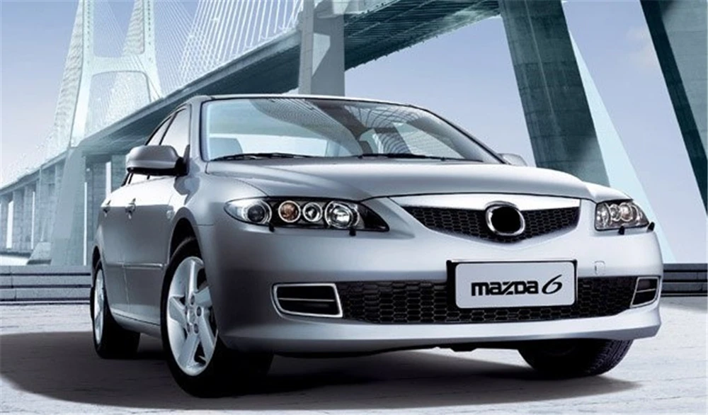 Автомобильные мигающие дневные ходовые огни, 1 пара DRL для Mazda 6, мазда 6, 2005, 2006, 2007, 2008, 2009, противотуманные фары, фары, 12 В, дневной свет