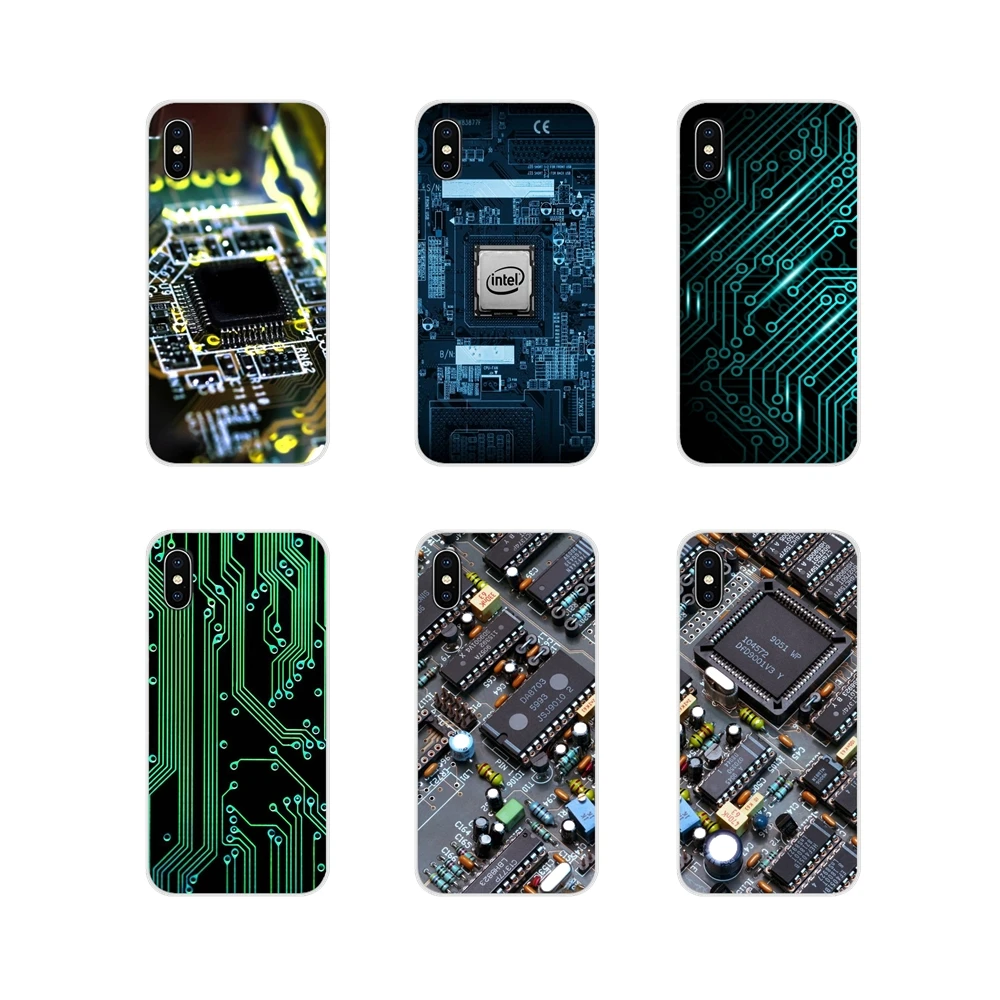 Accessories Phone Cases Covers For Motorola Moto X4 E4 E5 G5 G5S G6 Z Z2 Z3 G G2 G3 C Play Plus funny motherboard | Мобильные