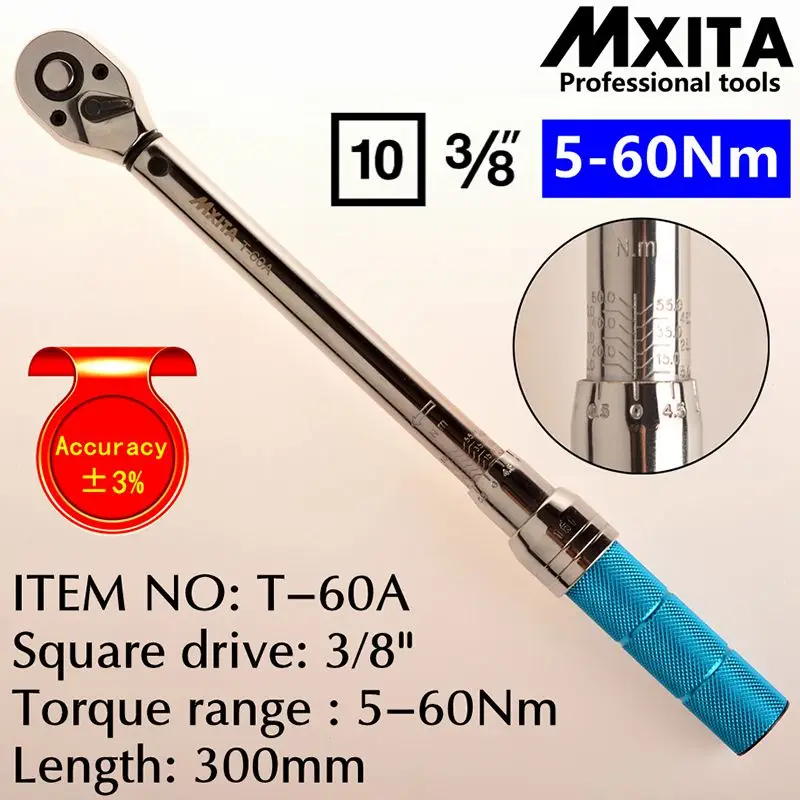MXITA 5 шт 3/8 60нм промышленный Магнитный штекер набор Регулируемый