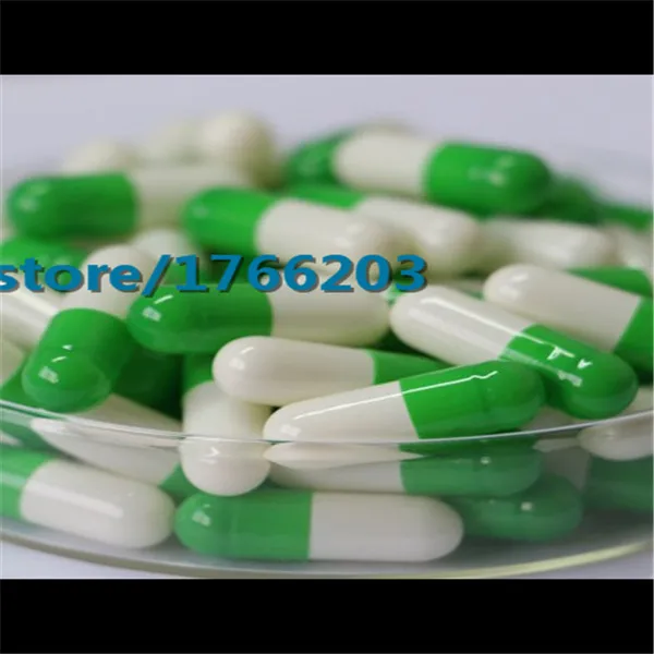 

Small package 0# 5,000pcs,green-white colored,capsules 0!(joined or seperated empty capsules available!)