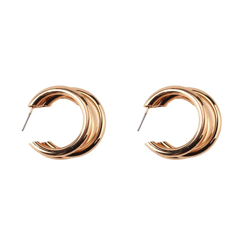 Gold Color 4 Лучшее для Леди Мода Серьги для Для женщин панк висячие серьги Эффектные серьги геометрические украшения Свадебная вечеринка для девочек Подарки - Окраска металла: Gold Color 4