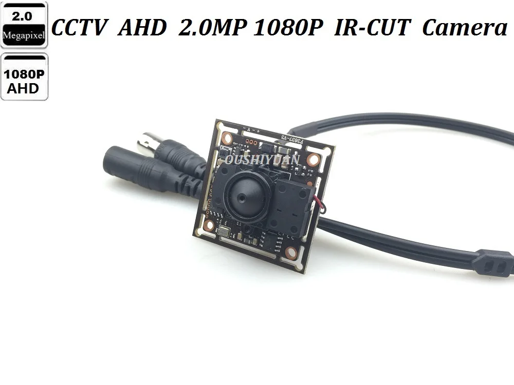 CCVT HD AHD 1080P 2.0MP Пинхол 3 7 мм объектив IR Cut CCTV безопасности Мини камера|ahd camera|cctv securityahd