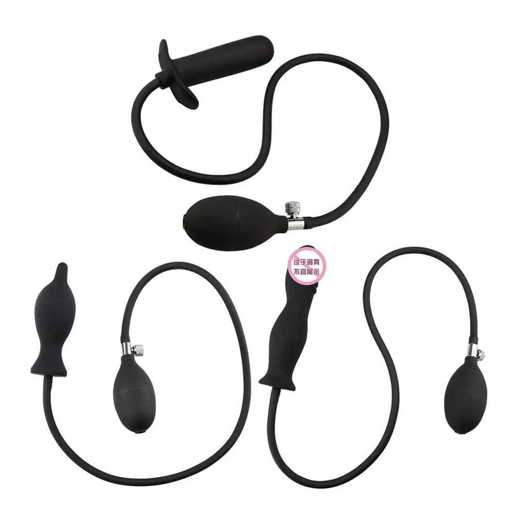 Anal Plug Large Inflatable Huge Big12cm Dildo Pump Dilator Expandable No Vibrator Butt Balls Sex Toys |