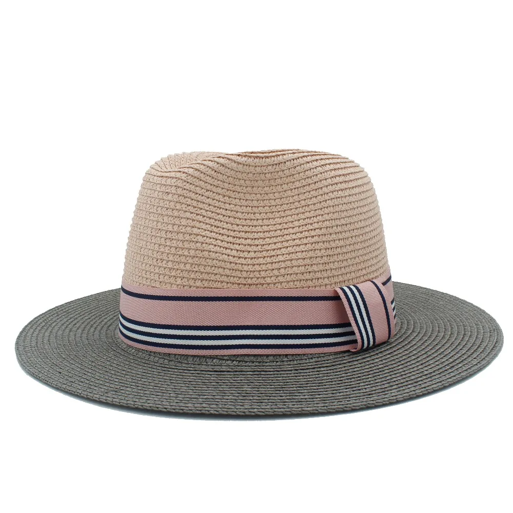 Новинка 2017 модная женская Солнцезащитная шляпа для женщин Соломенная пляжная с