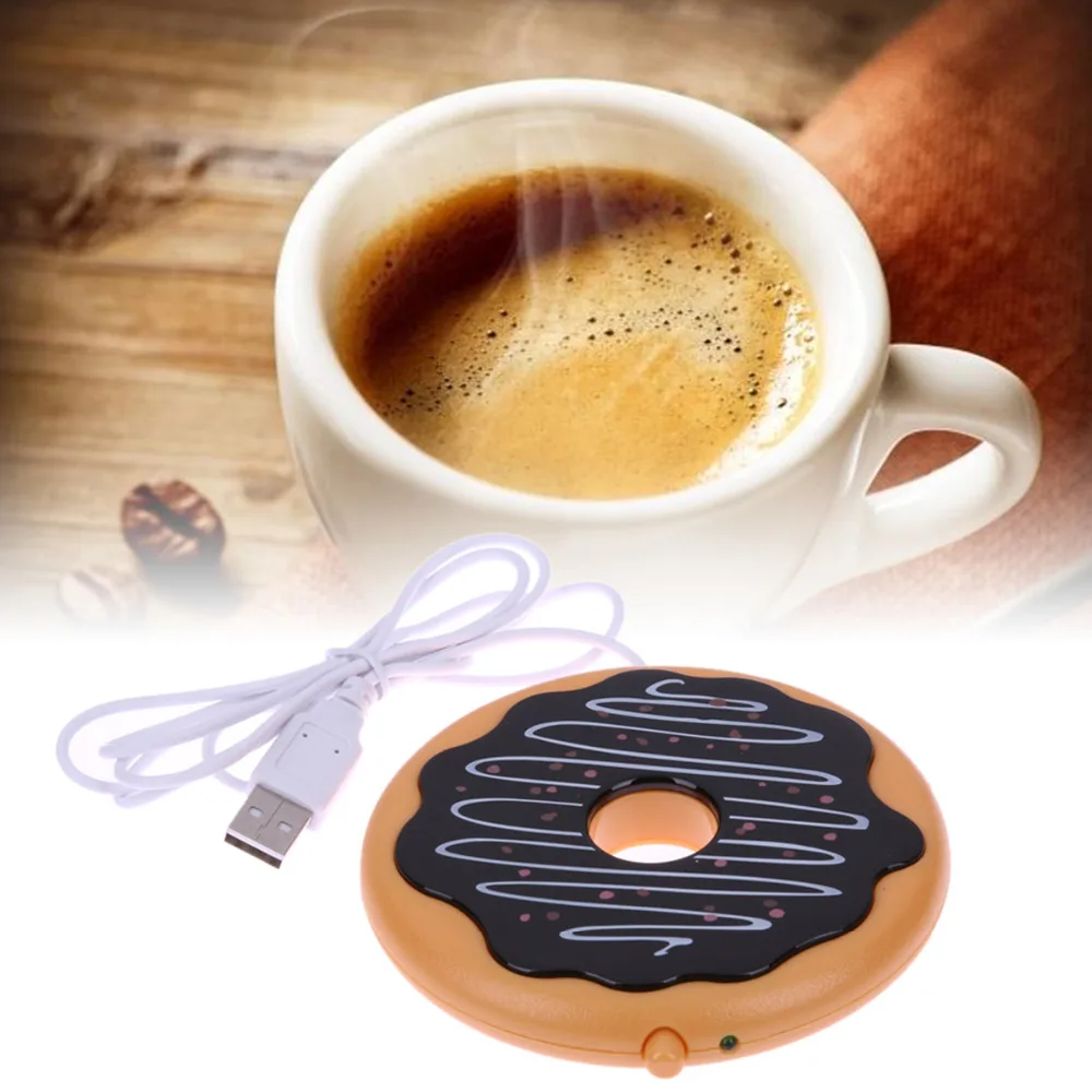 Креативная USB Грелка горячее печенье Кружка грелка Coaster Офис чай кофе напиток